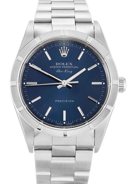 rolex 14010 blue dial|rolex air king 14010m price.